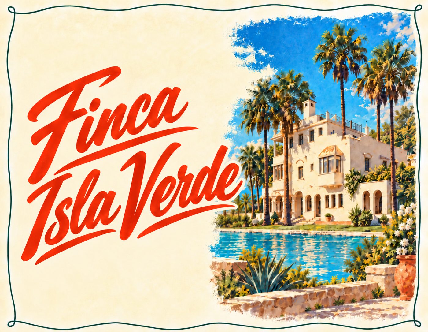 Finca Isla Verde, Saturday 21 August 2027